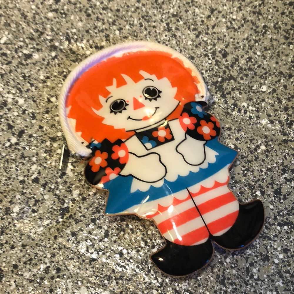 Raggedy Ann Vintage Zip Purse 1971
